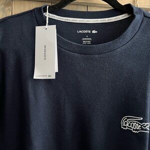 Lacoste Dark Blue Loungewear Top